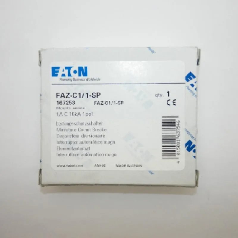 Eaton Eaton FAZ-C1/1-SP 1A 1P Miniature Circuit Breaker — product photo