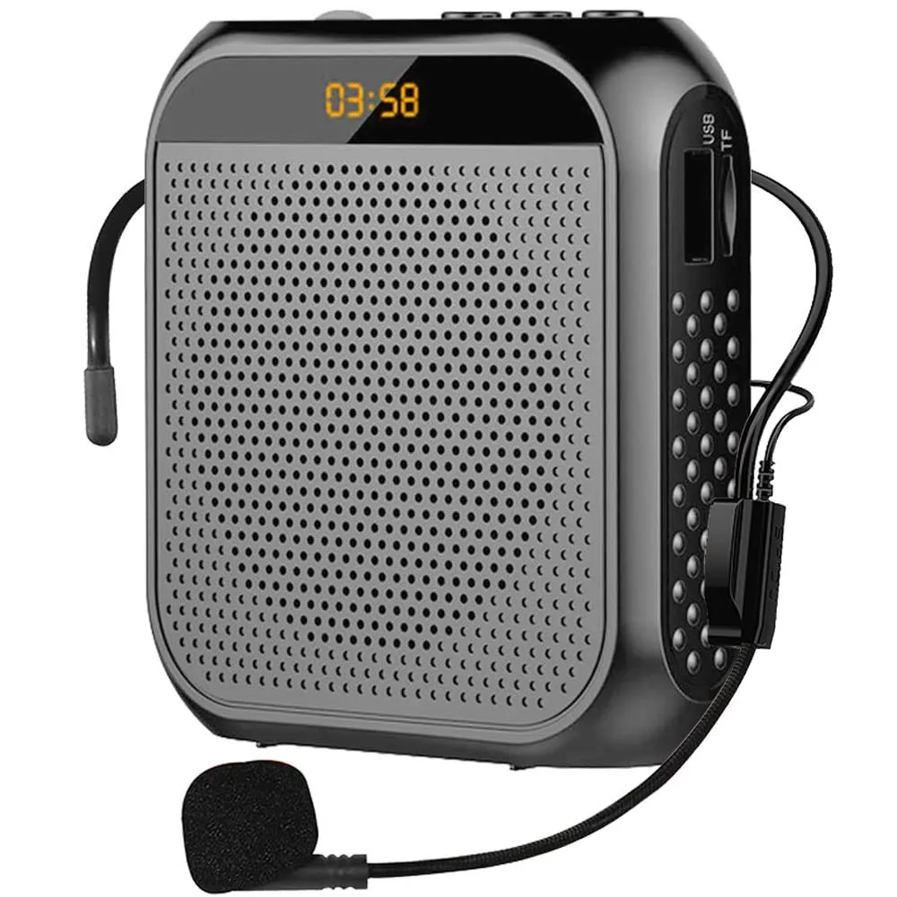  VOVIGGOL Portable Voice Amplifier 2200mAh PA Speaker Black — product photo