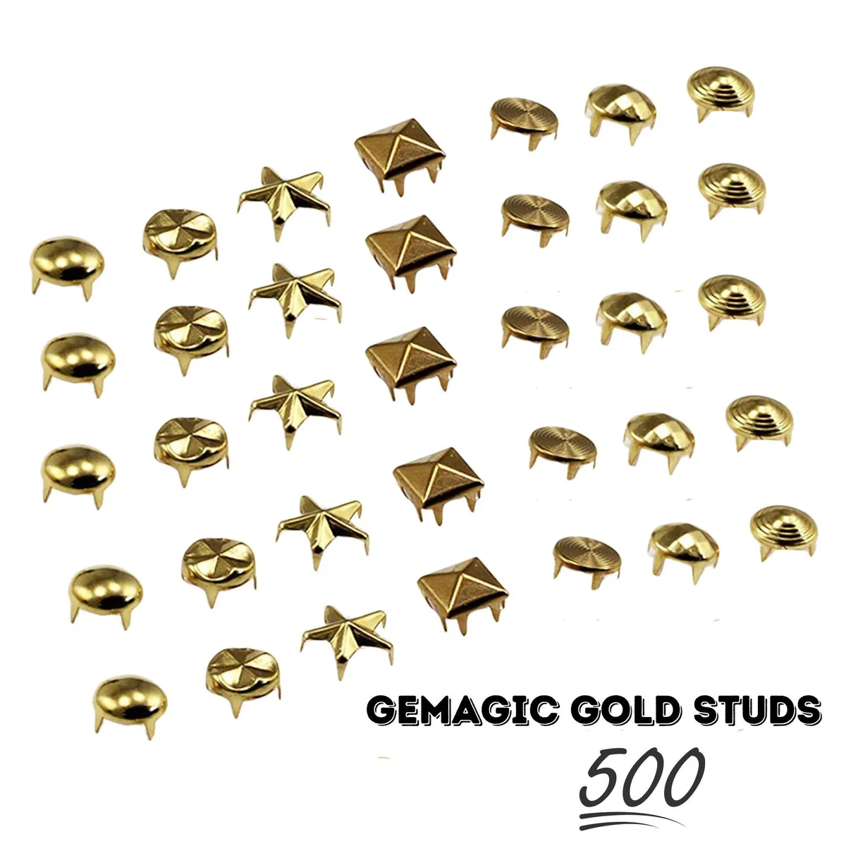 As Seen On TV As Seen On TV GOLDSTUD500 500-piece gold stud assorted pack — product photo