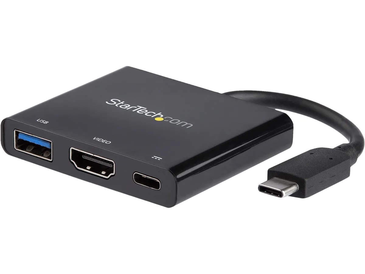 STARTECH STARTECH CDP2HDUACP USB-C to HDMI 4K 30Hz PD 60W usb display adapter — product photo