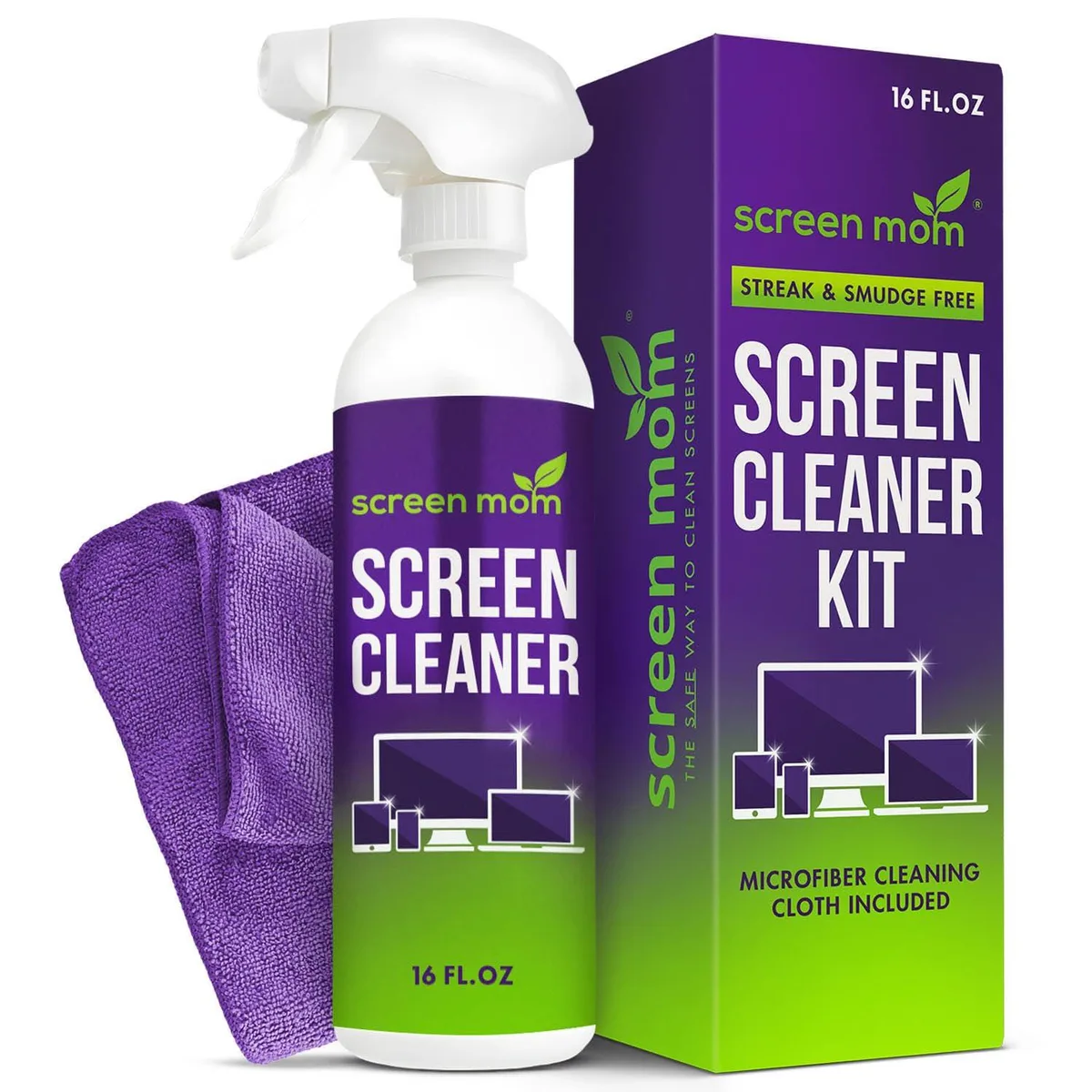 Scosche SM-16 Screen Cleaner 16oz Blue — product photo