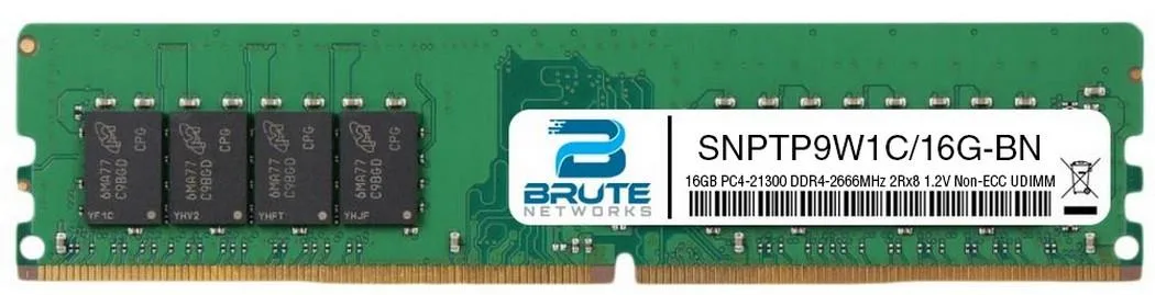 Brute Networks Brute Networks 16GB DDR4 2666 CL15 Non-ECC UDIMM 1.2V — product photo