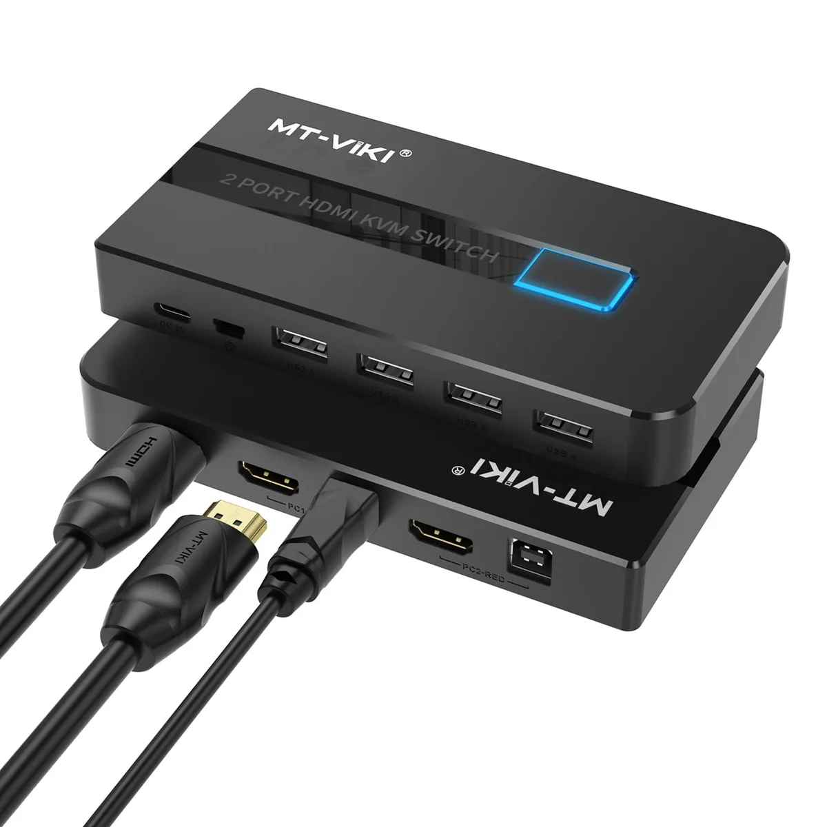 Vszerda Vszerda MT-KH2-KVM KVM Switch HDMI 2 Port 4K@30Hz — product photo