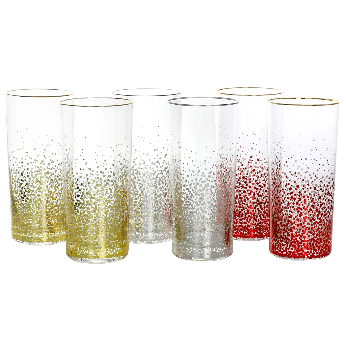 Gibson Gibson 510120224M 6 Piece 16oz Glass Tumbler Set drinkware — product photo