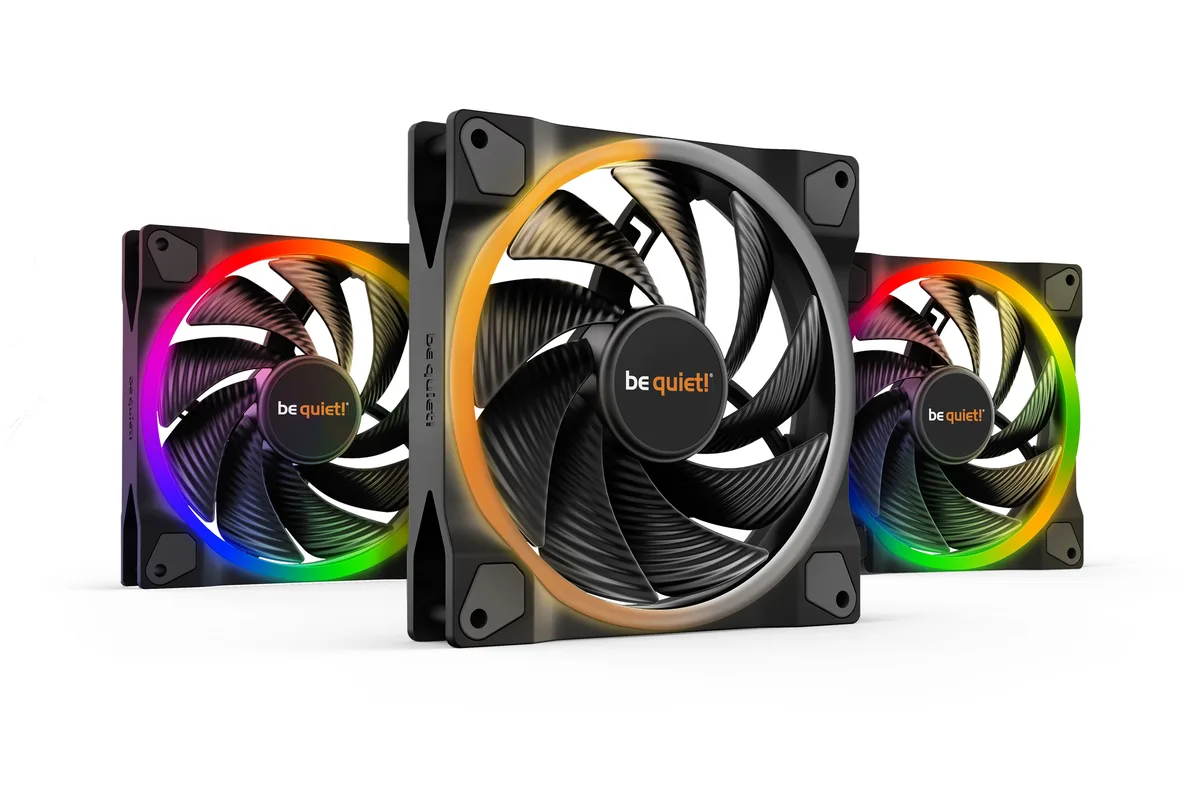 be quiet! be quiet! BL077 Light Wings 120mm PWM High-Speed 3-Pack Case Fans — product photo