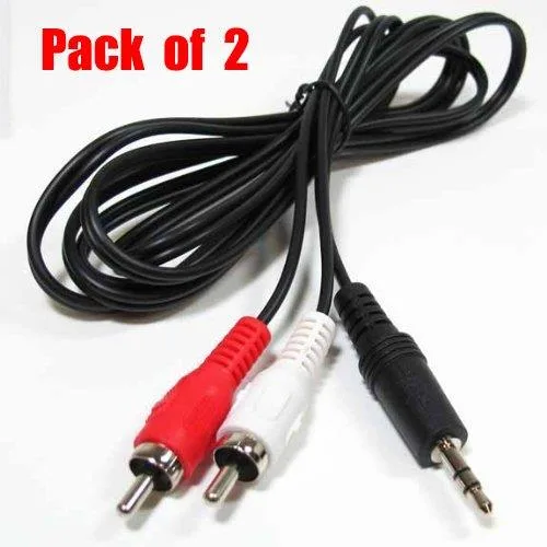 iMBAPrice iMBAPrice 12 feet 3.5mm Stereo Male to Two RCA Male Splitter Cable — product photo