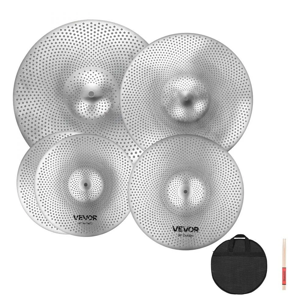 VEVOR VEVOR Low Volume Cymbal Pack 14/16/18/20 in Bright Copper — product photo