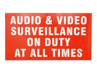 Bluecctv Bluecctv STICKER 11" x 6" surveillance accessory — product photo