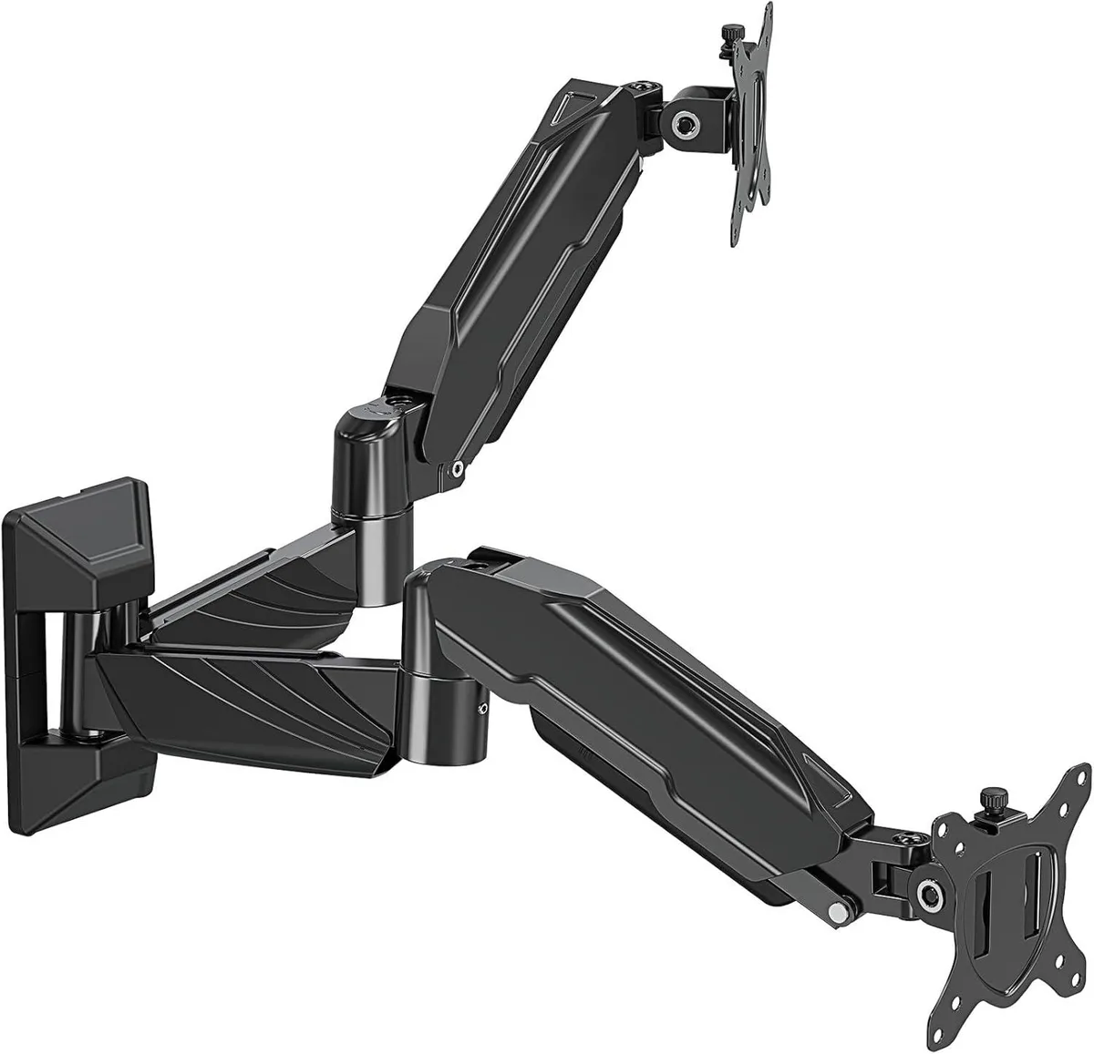 PISKEKAT PISKEKAT Mounting Rack Dual Monitor Wall Mount 32 Inch 17.6lbs VESA 75x75/100x100 — product photo
