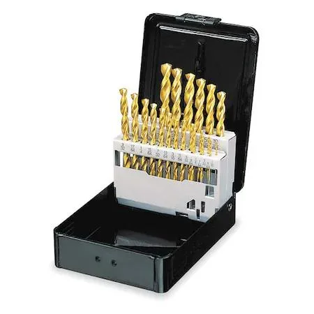 Cle-Line Cle-Line 21-piece 118-degree jobber-length drill bit set — product photo