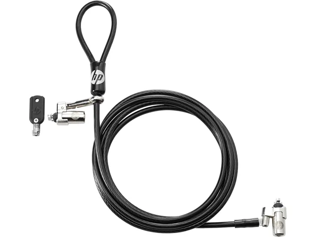 HP HP Nano Keyed Cable Lock 1AJ39AA security lock — product photo