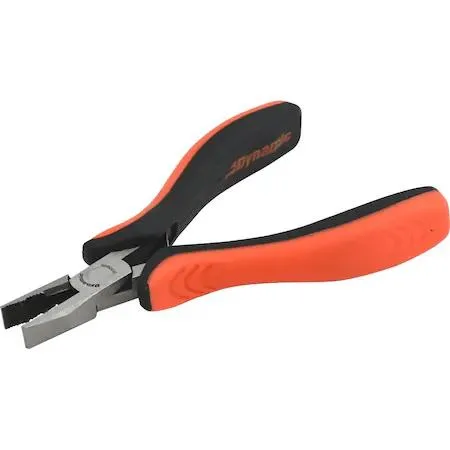 Miniature combination pliers 5.25 inch non-slip handles self-opening