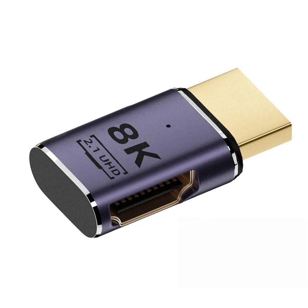 LORDWORLD LORDWORLD HDMI 2.1 Male to Female Right Angled 90 Degree Adapter 8K 60Hz — product photo