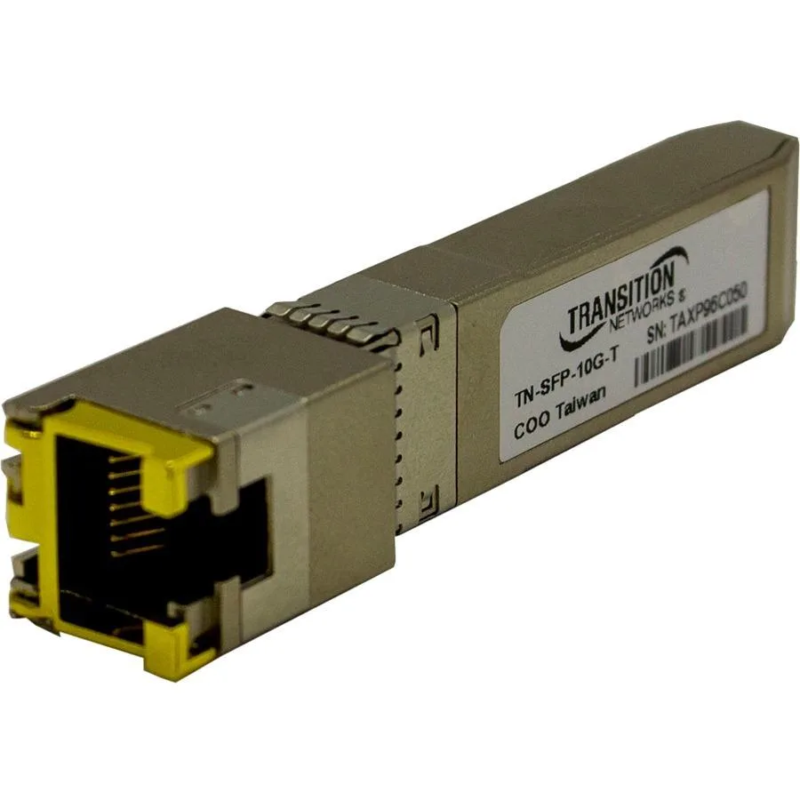 Transition Networks Transition Networks TNSFP10GT SFP+ 10GBASE-T RJ-45 30M 3.3V — product photo