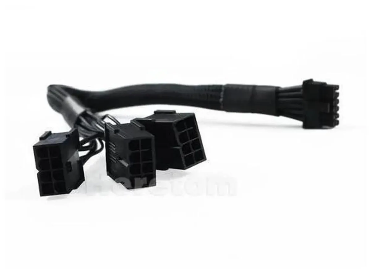 SMUGDESK SMUGDESK 3 x 8Pin PCIe to 16Pin (12+4) PCIe 5.0 12VHPWR Power Splitter Cord — product photo