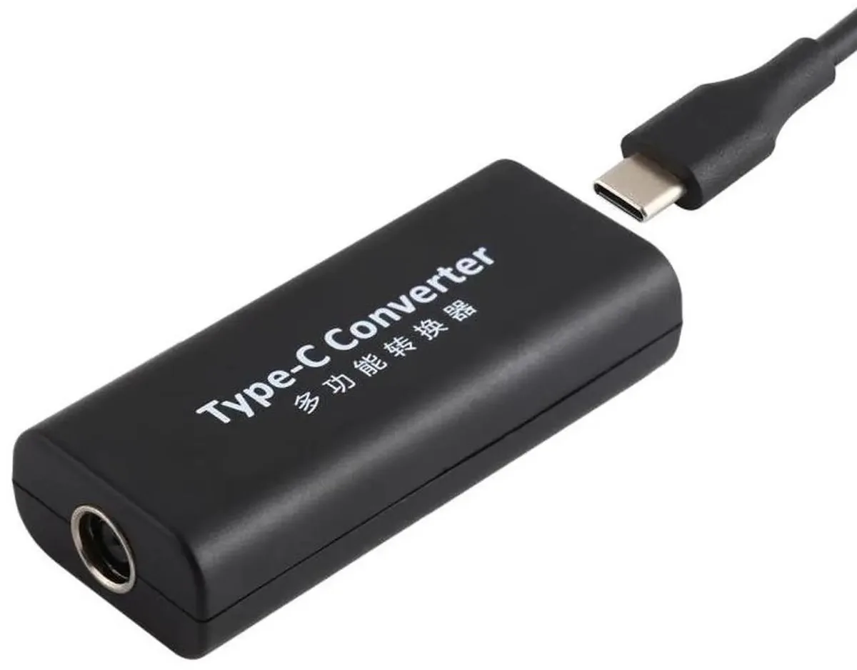 Vszerda Vszerda DC 7.9 x 5.5mm Jack to USB-C Female Adapter with 15cm Cable — product photo