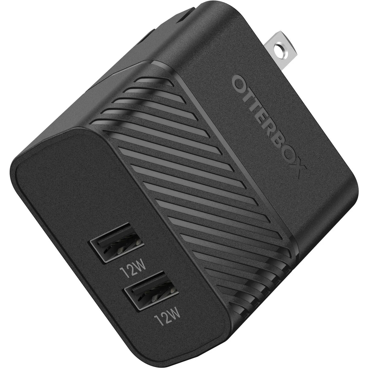 OtterBox OtterBox USB-A Dual Port Wall Charger 24W Black — product photo