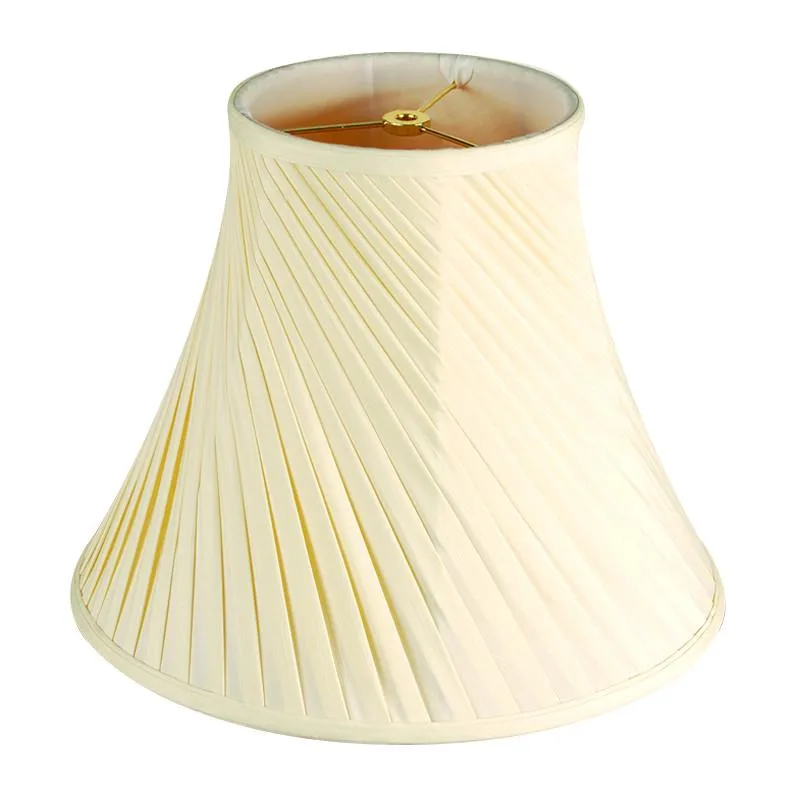Home Concept Home Concept 8x16x12 Crisp Linen Twist Bell Lamp shade — product photo