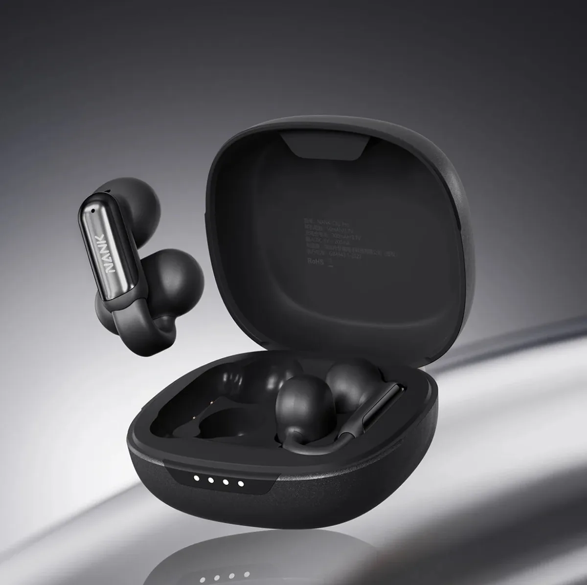 NANK NANK Clip Pro Wireless Earbuds Bluetooth 5.4 Black — product photo