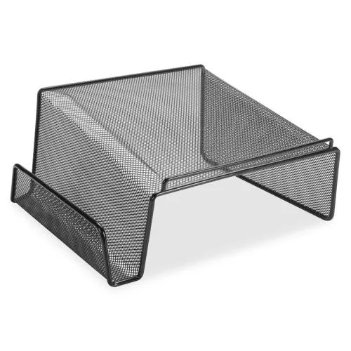 Lorell Lorell 84155 Phone Stand Steel Mesh Black 11.1x10.1x5.3 office furniture — product photo