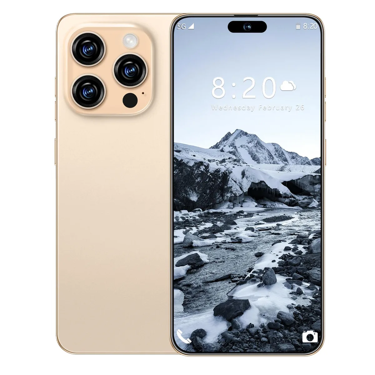 GAMAKOO GAMAKOO G16 Pro Max 8GB 256GB 5G Android 15 Gold — product photo