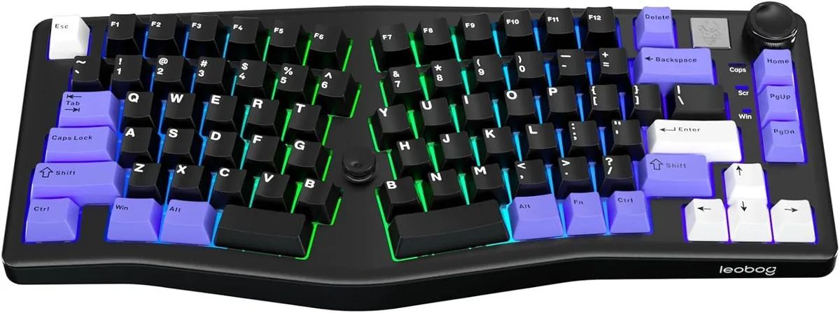 usbroway usbroway A75 Alice Ergonomic Gaming Keyboard 75% Tri-Mode 4000mAh Joystick Knob — product photo