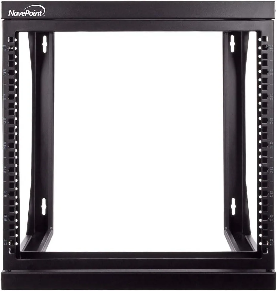 TAURKENAM TAURKENAM 9U Wall Mount Server Rack 18" Deep Black — product photo