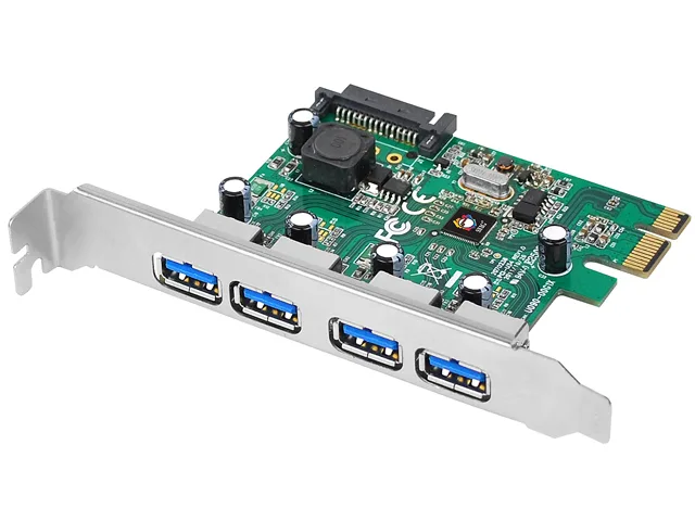 SIIG, Inc SIIG, Inc JU-P40412-S1 4-Port USB 3.0 PCIe expansion card — product photo