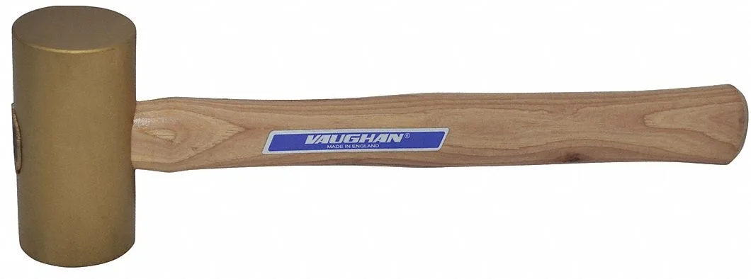 Vaughan Vaughan BM200 Brass Mallet Hickory 60 oz 13 in striking tool — product photo