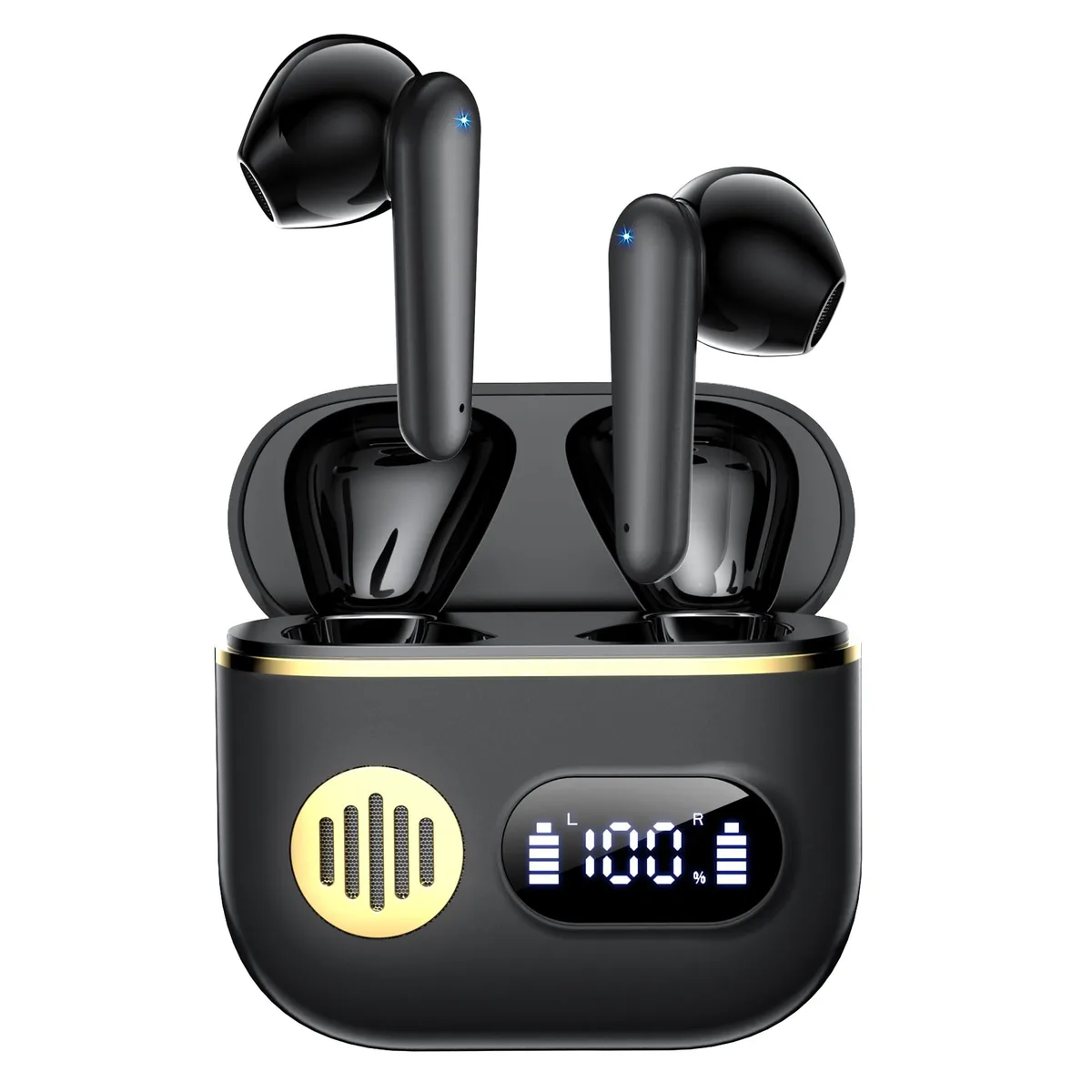 No Sew No Sew Cj-bt61-aita Bluetooth 6.1 Earbuds Solid Black — product photo