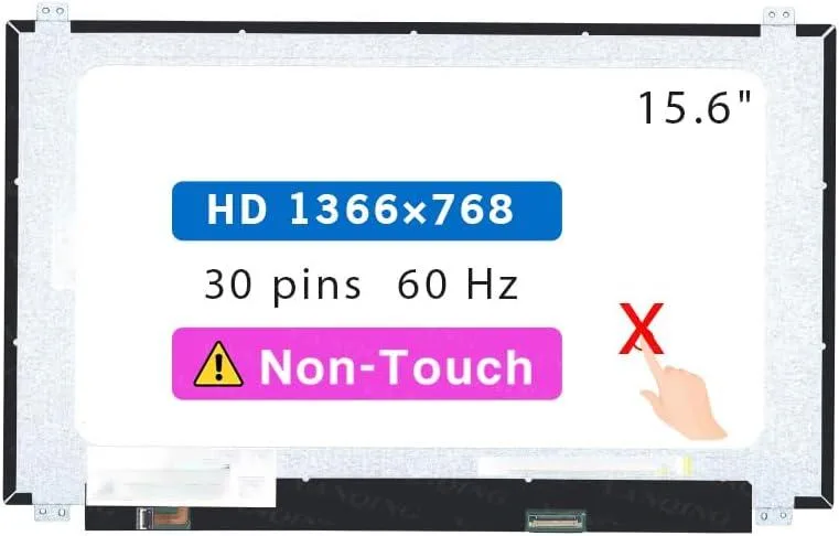 NUOLAISUN NUOLAISUN 15.6" laptop screen 30 pin 1366x768 for ThinkPad E590 — product photo