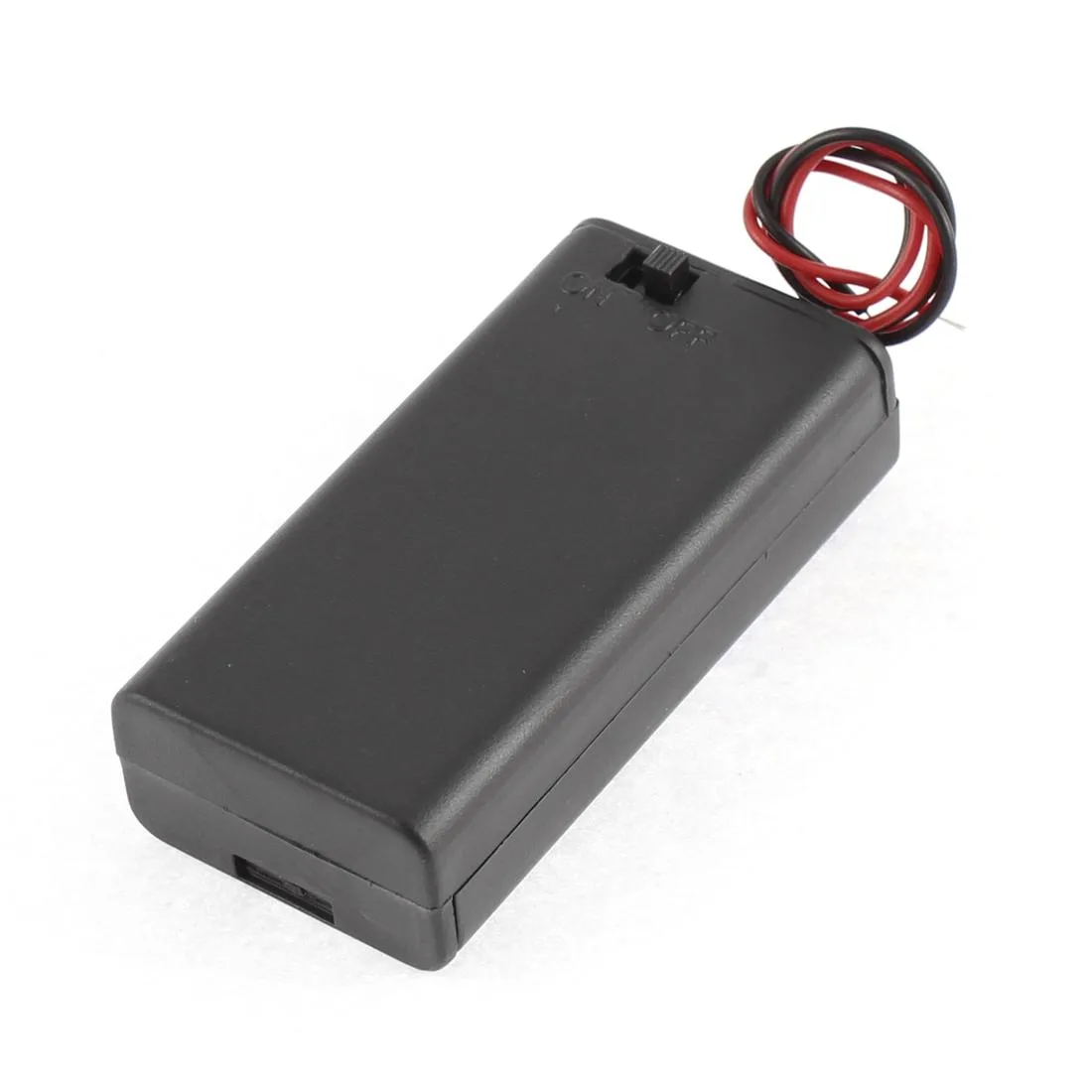 Unique-Bargains Unique-Bargains Dual Wires ON/OFF Switch 2 x 1.5V AA Battery Holder Case Box — product photo