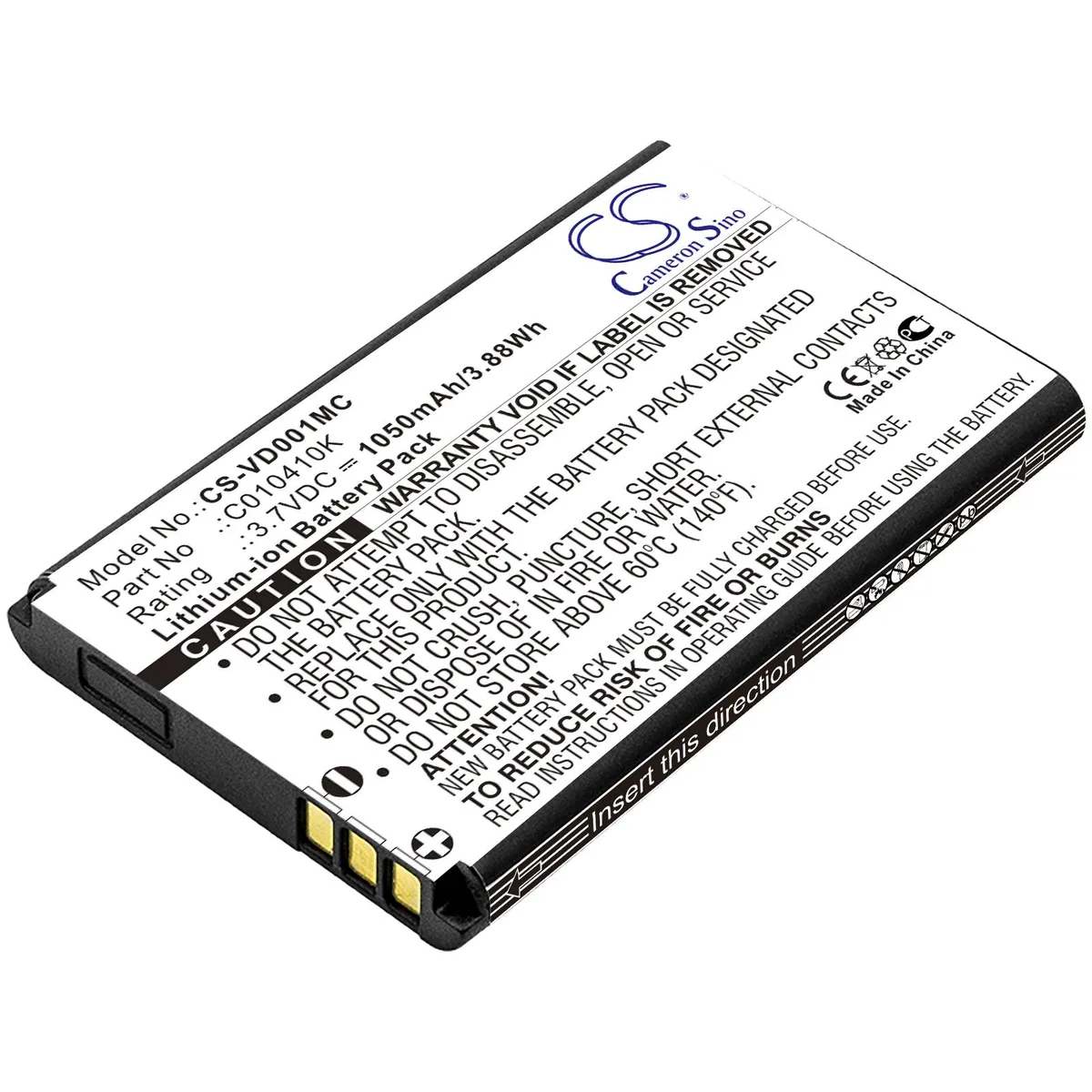 Cameron & Co Cameron & Co camera battery 1.05 Ah Li-ion black — product photo