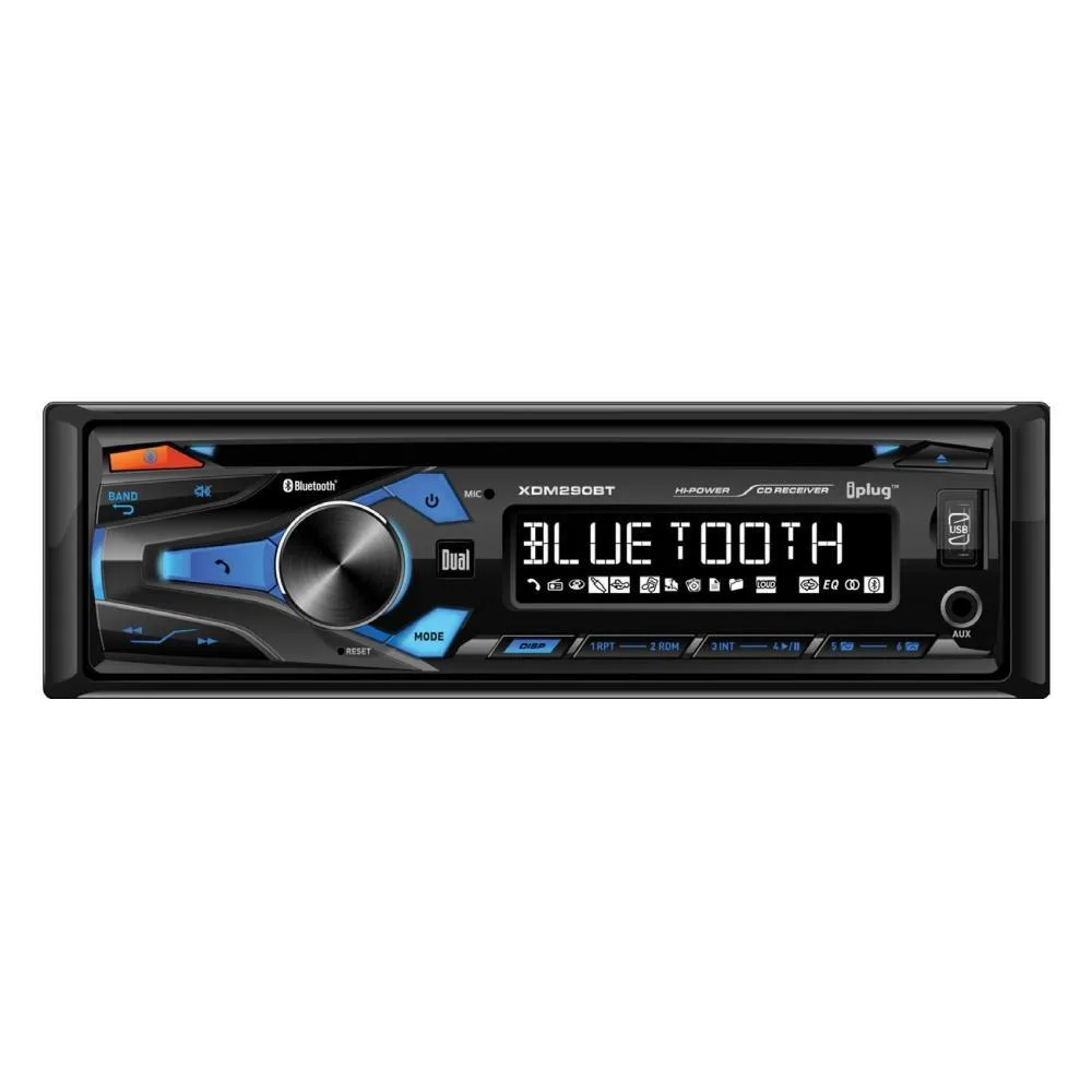 Dual Dual XDM290BT Single DIN CD/MP3 AM/FM Receiver Bluetooth USB 200W — product photo