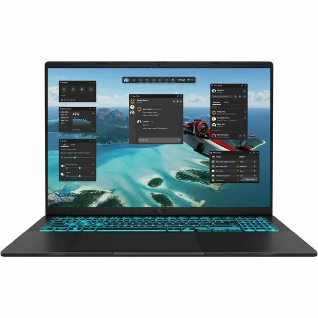 ASUS ASUS V16 V3607VM-DS79 16" Intel Core 7 240H 32 GB 1 TB RTX 5060 business laptop — product photo