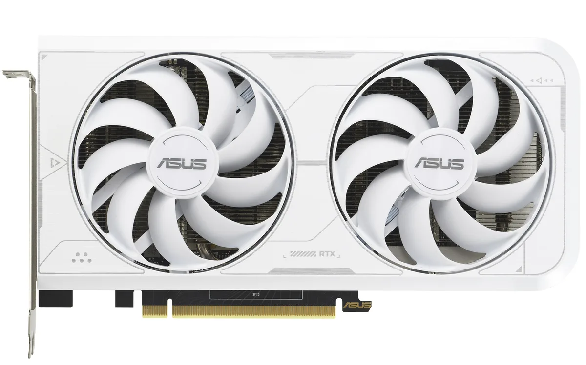 ASUS ASUS DUAL-RTX3060TI-8GD6X-WHITE graphics card — product photo