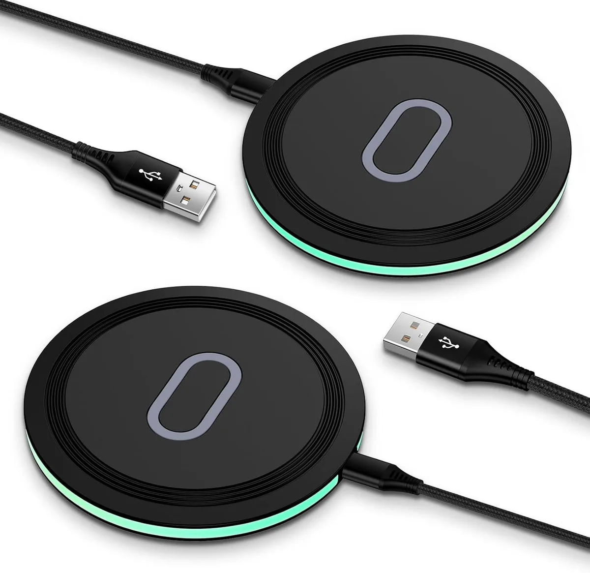 Aluratek Aluratek 15W Fast Wireless Charger Pad 2 Pack — product photo