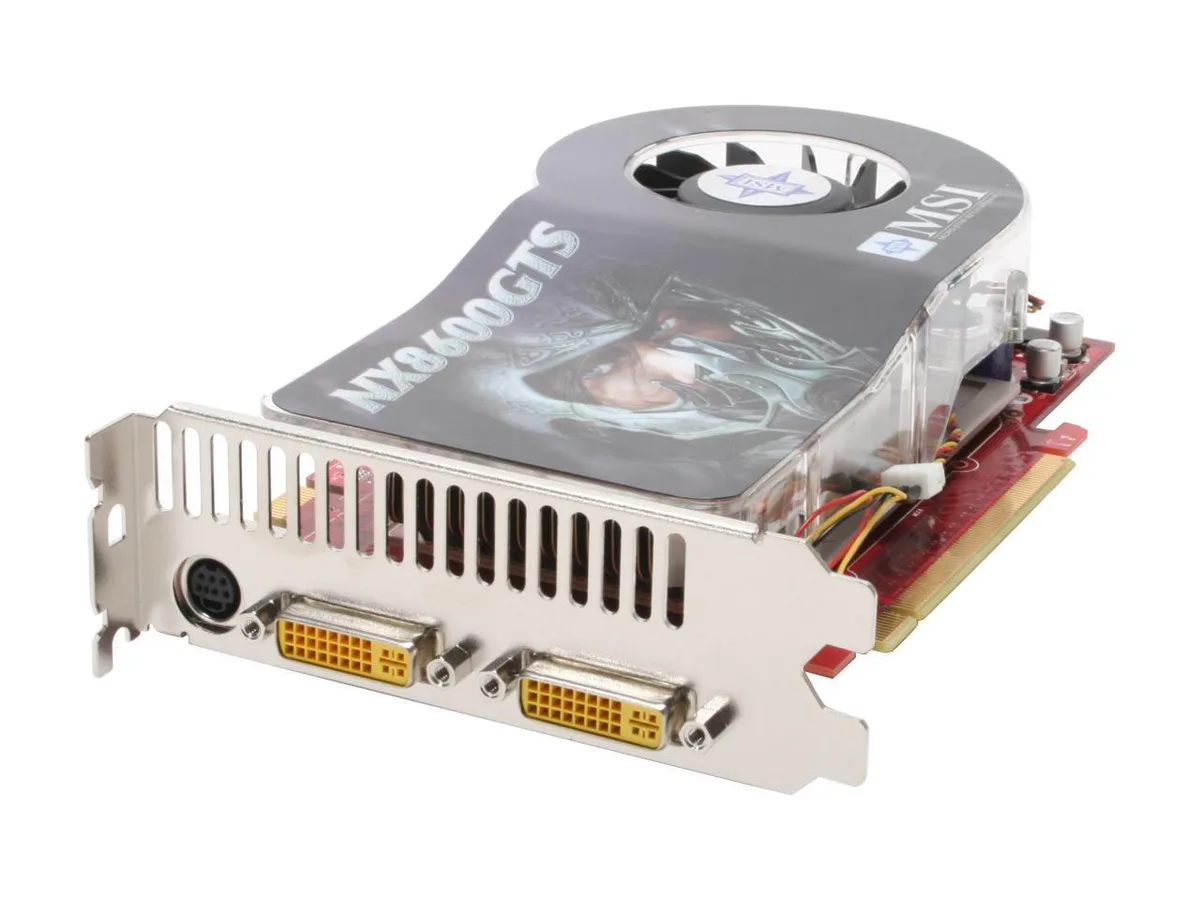 MSI MSI NX8600GTS-T2D256E-OC GeForce 8600 GTS graphics card — product photo