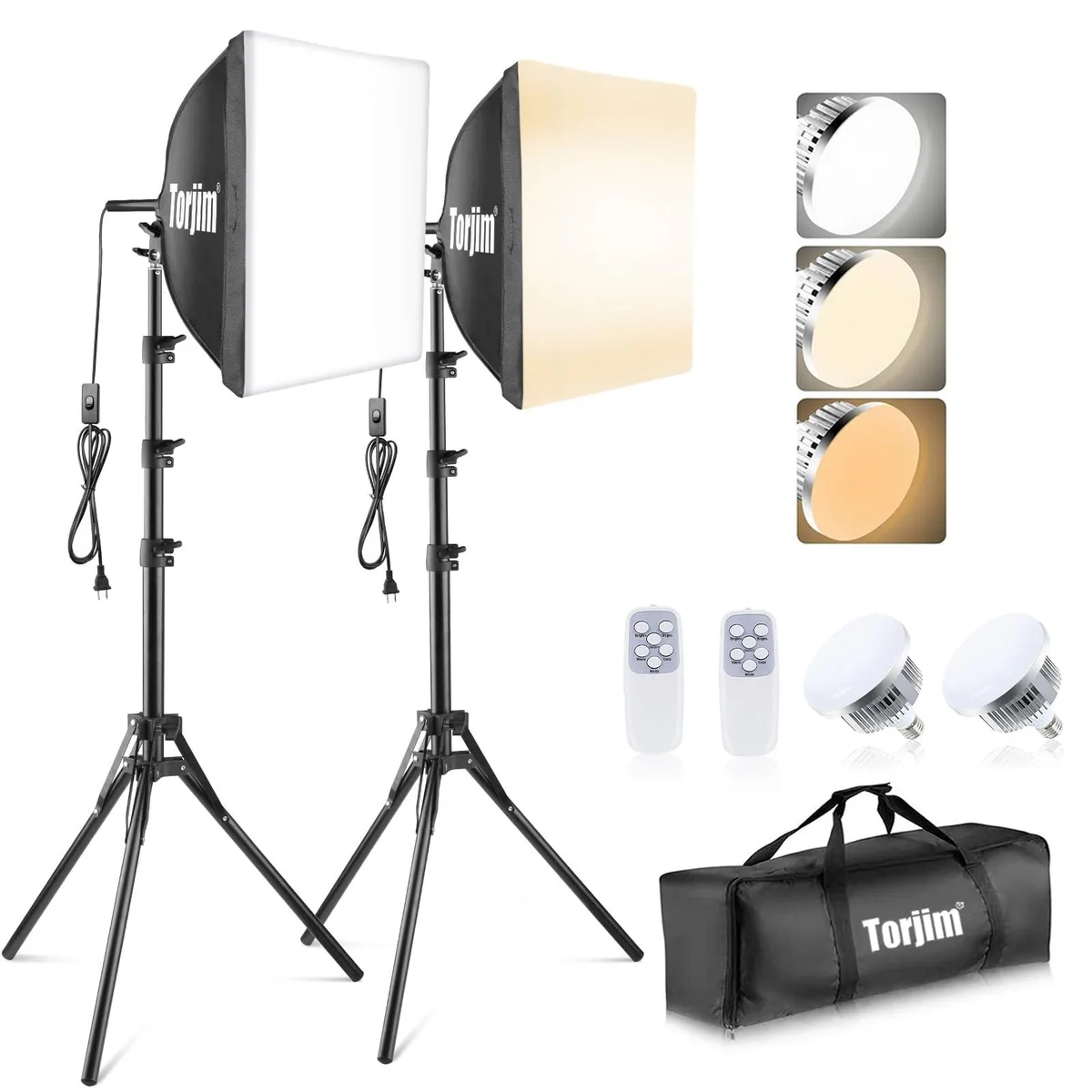 Torjim TBC001 16" 85W Softbox Lighting Kit — product photo