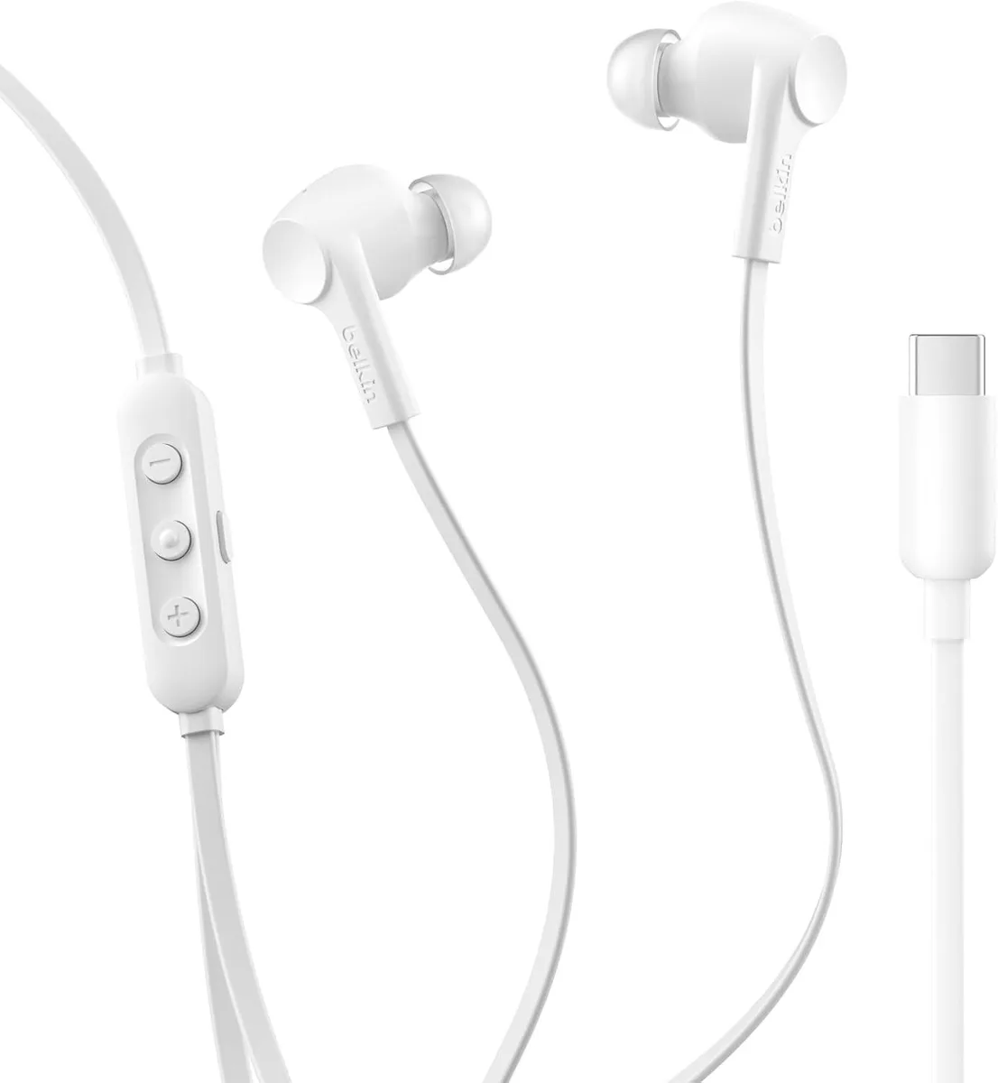 YINGHUA YINGHUA Wired Headset USB-C ANC 12mm White — product photo