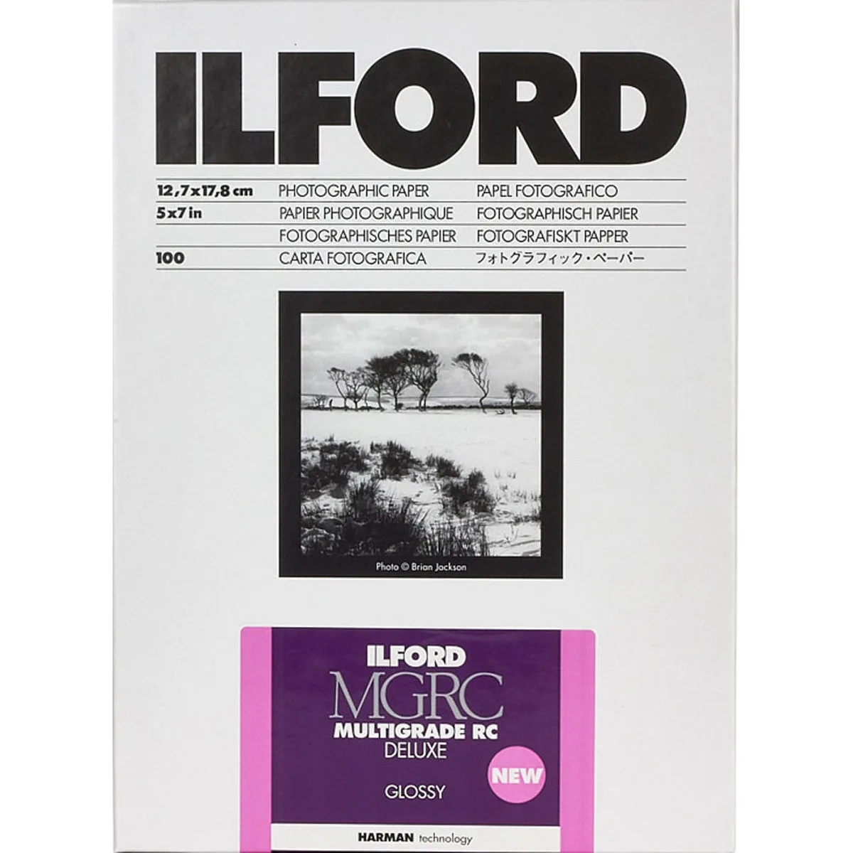 Ilford Ilford 1179848 Multigrade V RC Deluxe Glossy Photo Paper 5x7 100 sheets — product photo