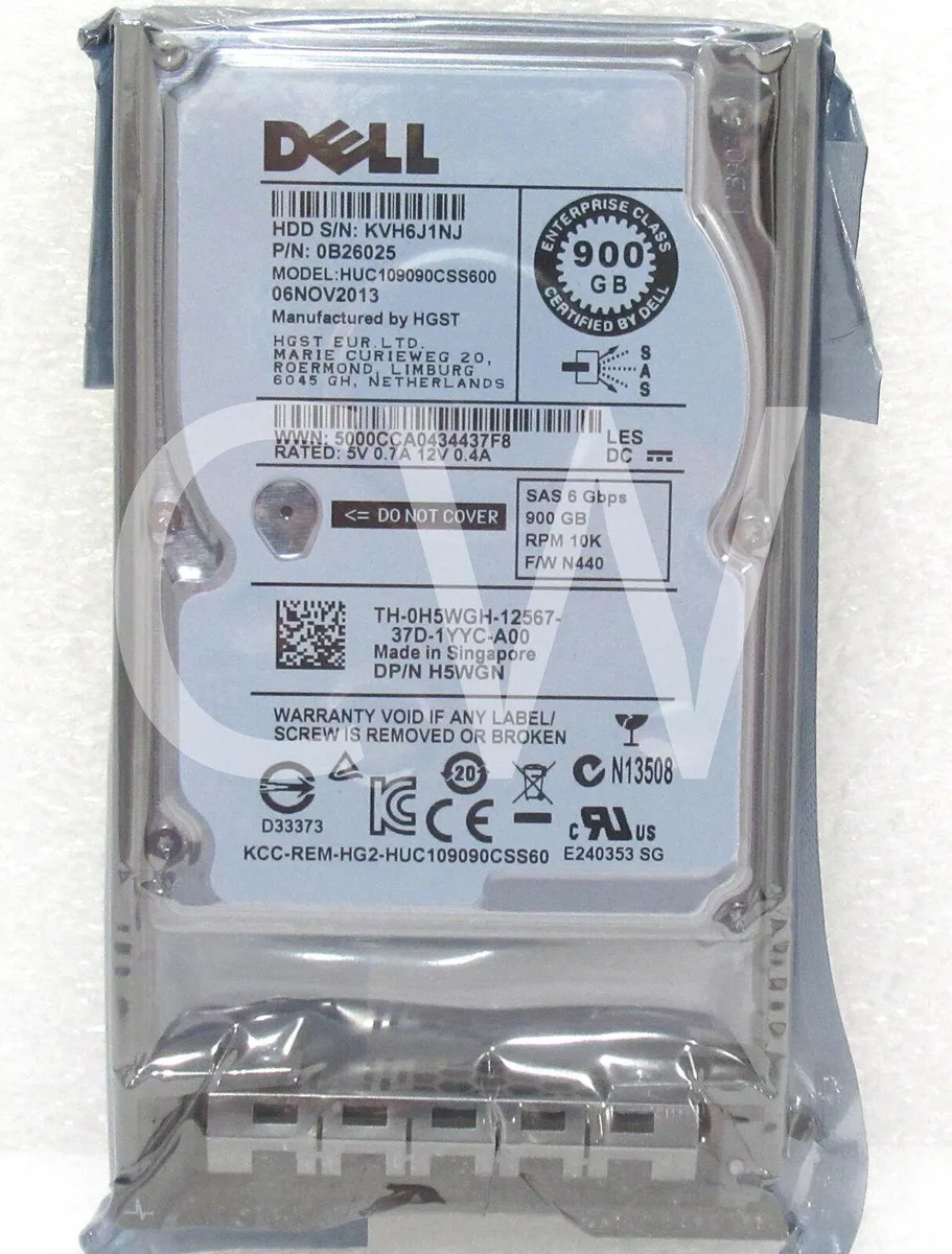 DELL DELL HUC109090CSS600 900GB 10000RPM 2.5" SAS 6Gb/s internal hard drive — product photo