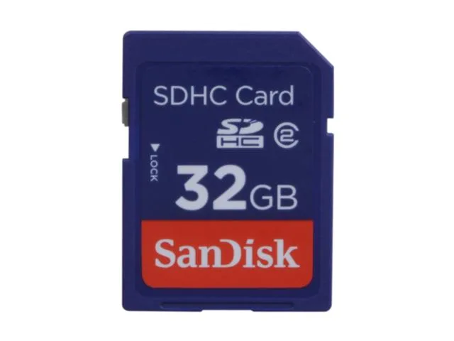 SanDisk SanDisk SDSDB-032G-A11 32GB SDHC memory card — product photo