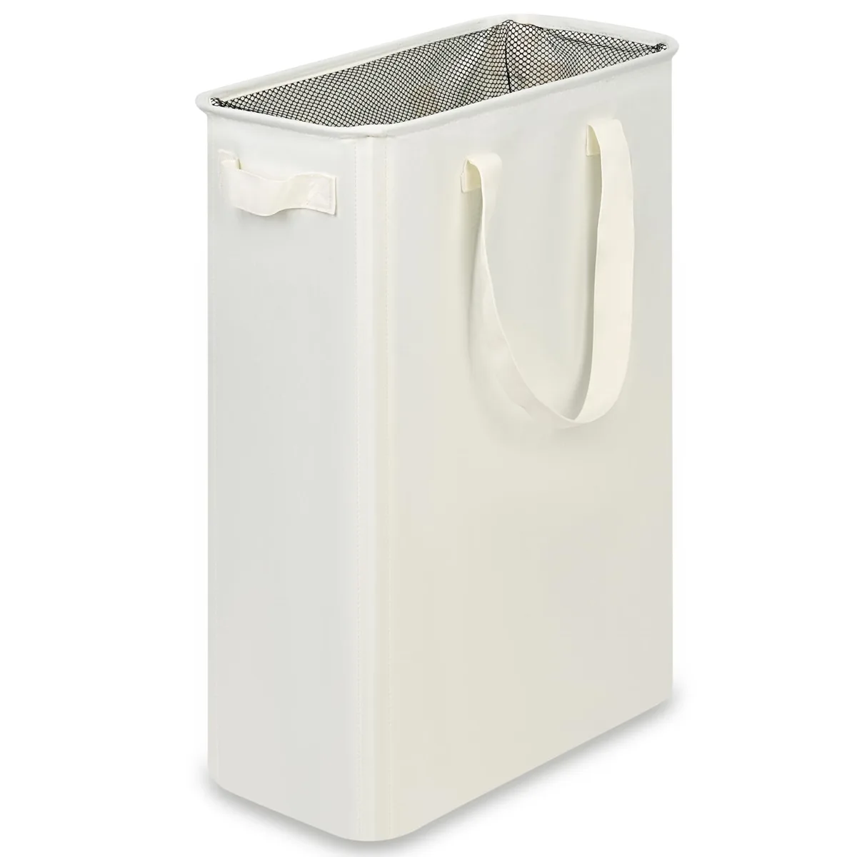 efluky Slim Laundry Hamper 48L 15.5 x 7.5 x 23 in Beige — product photo