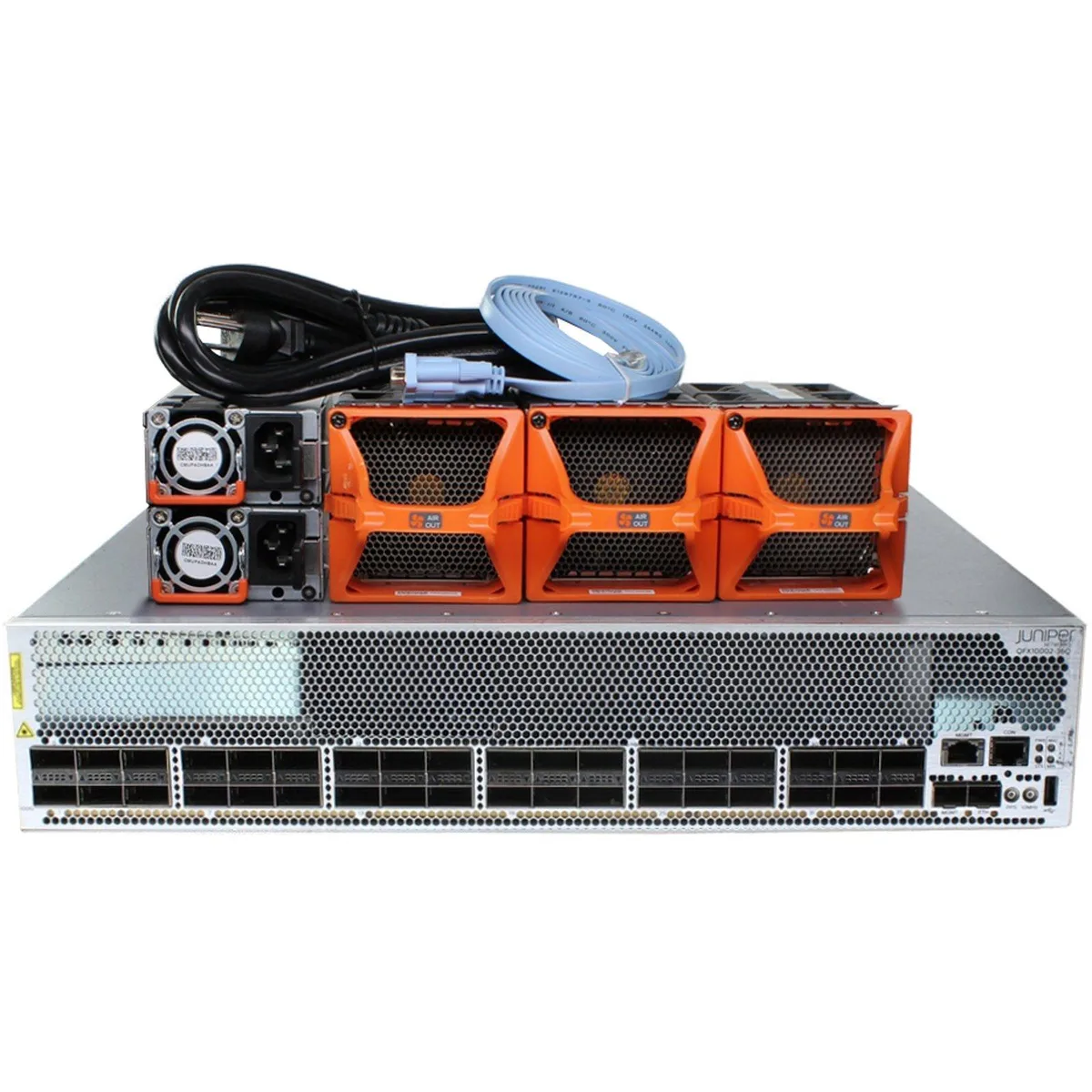 HPE Juniper Networking HPE Juniper Networking QFX10002-36Q-AFO network switch 36x40GbE QSFP+ 12x100GbE QSFP28 AFO — product photo