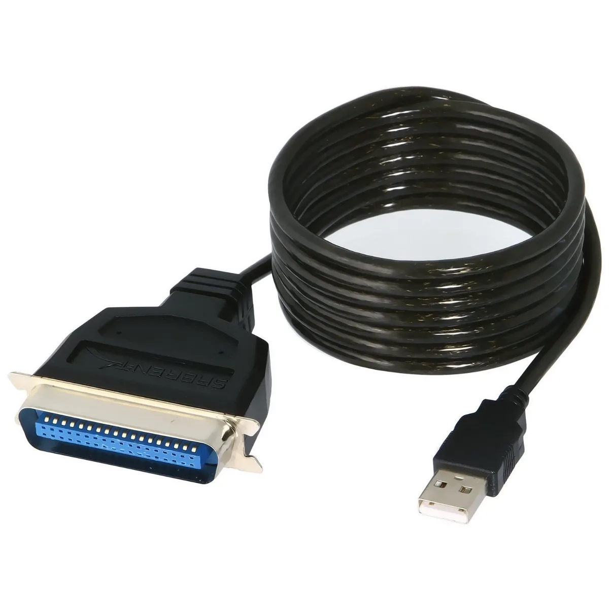 Sabrent Sabrent CB-CN36 USB to Parallel IEEE 1284 printer cable 6 ft — product photo
