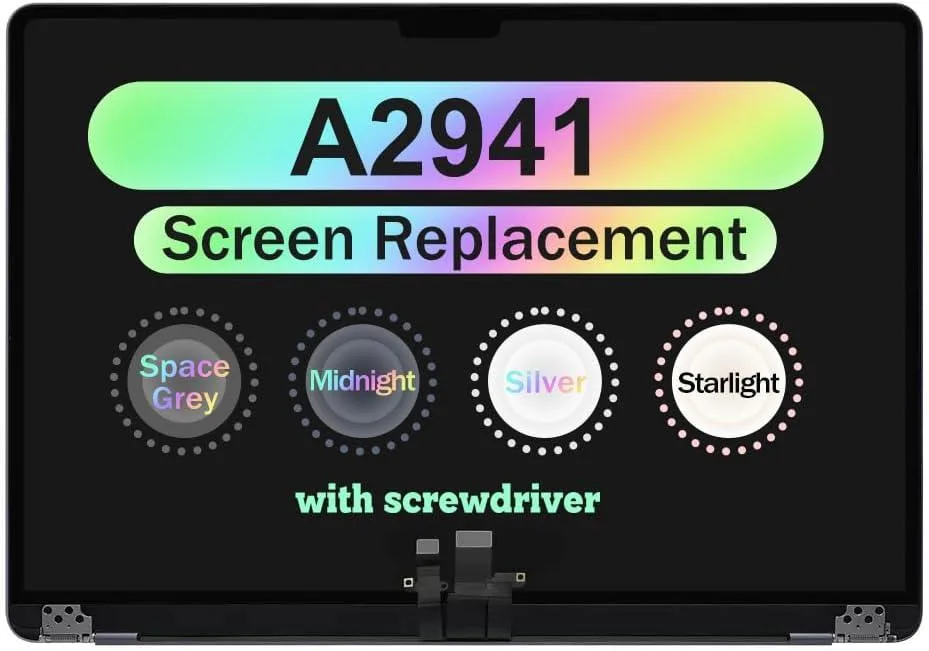 NUOLAISUN NUOLAISUN 15.3" 2880x1864 laptop screen for MacBook Air A2941 A3114 Midnight — product photo