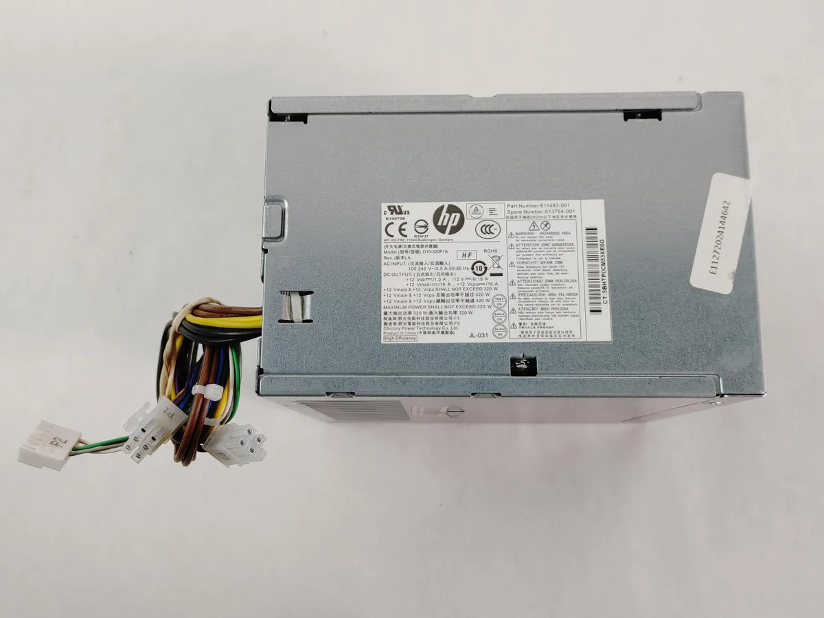 HP HP 611483-001 320 W power supply for 8200 Elite — product photo