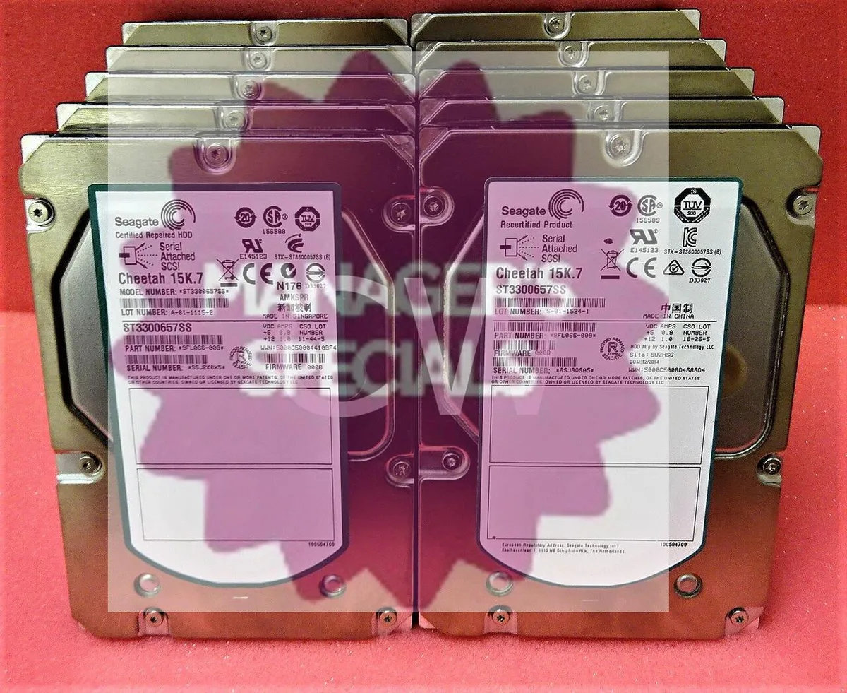 Seagate Seagate Cheetah 15K.7 ST3300657SS 300GB 15000RPM SAS 6Gb/s 3.5in internal hard drive — product photo