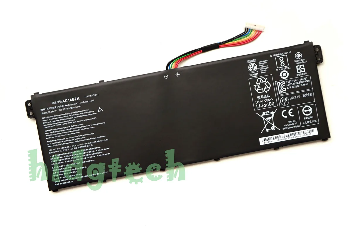 Beisite Beisite AC14B7K laptop battery 15.28V 50.7Wh black — product photo